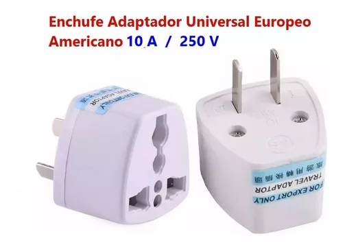 Caja de 20 adaptador Universal Europeo a Americano AS 10A 250V