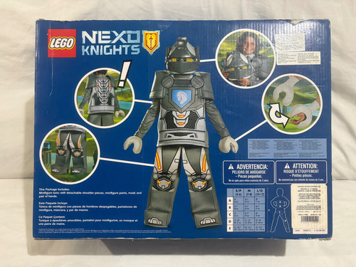 Lego Nexo Knights Disfraz De Niño Aaron Talla M De 7-8 Años
