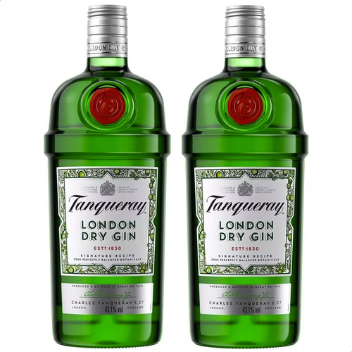 Gin Tanqueray London Dry 700 mL x 2 u