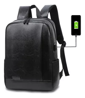 Bolsa Masculina Impermeável De Couro Carregador Usb/promoção