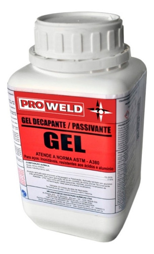 301800 Gel Decapante Pasivante Para Acero Inoxidable Proweld