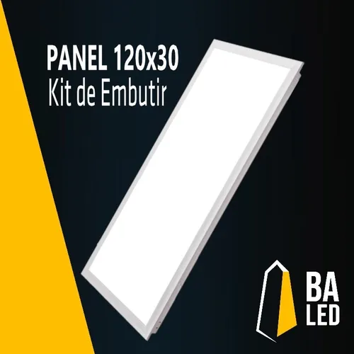 Panel Led 120x30 Cm Plafon 50w Techo Bc Iluminacion Milenium