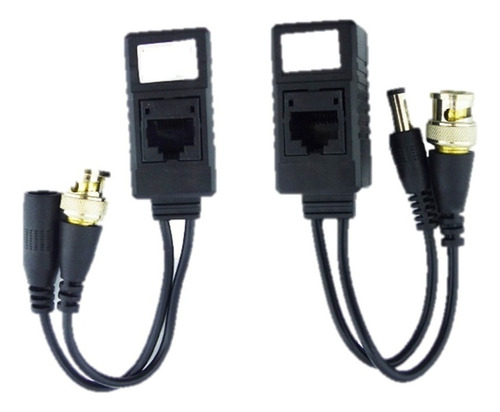 Balun Rj45 A Bnc Para Camaras Hd Seguridad Cctv