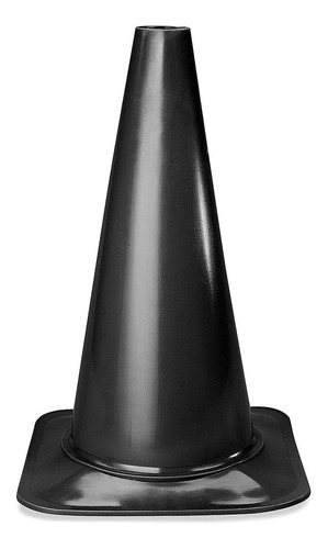 Cono De Color - 46cm, Negro - Uline - 2/paq