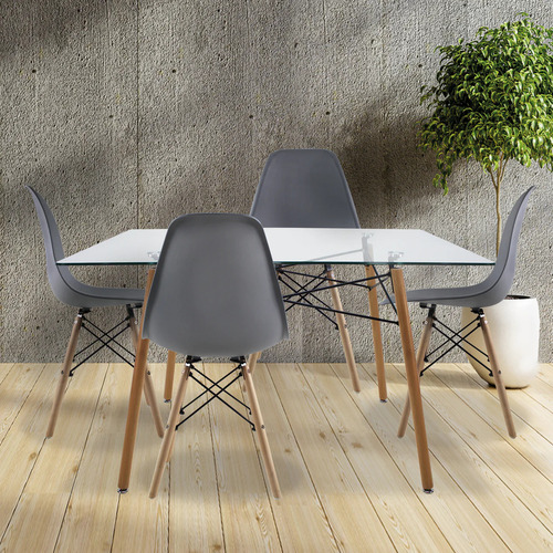 Set De 4 Sillas Modernas Modelo Eames