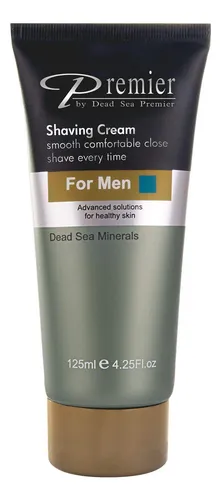 Premier Dead Sea Crema De Afeitar Para Hombres, Piel Sensib