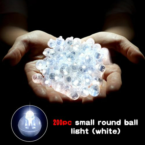 200pcs Mini Led Balloon Lights - Impermeables Para Fiestas