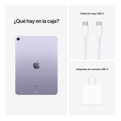 Imagen 9 de 10 de Apple iPad Air 5ª Generación10.9 64gb Chip M1 Morado- Lich