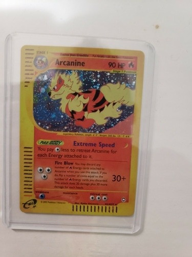 Carta Pokemon Arcanine. Ojo, Es Replica 