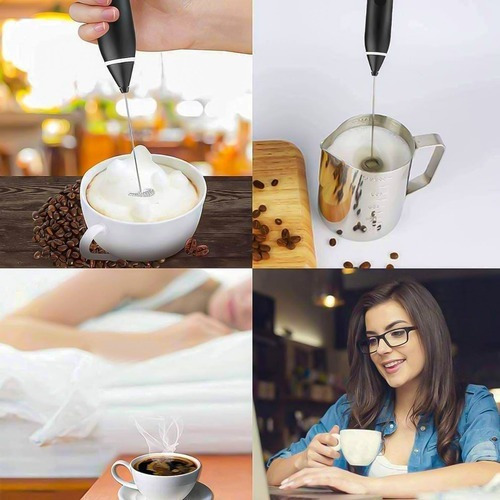 Mini Batidor Revolvedor De Café Y Espuma Leche Recargable
