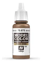 Comprar Vallejo Model Color 17ml Pintura Acrílica Color 135 Marrón Beige 70.875