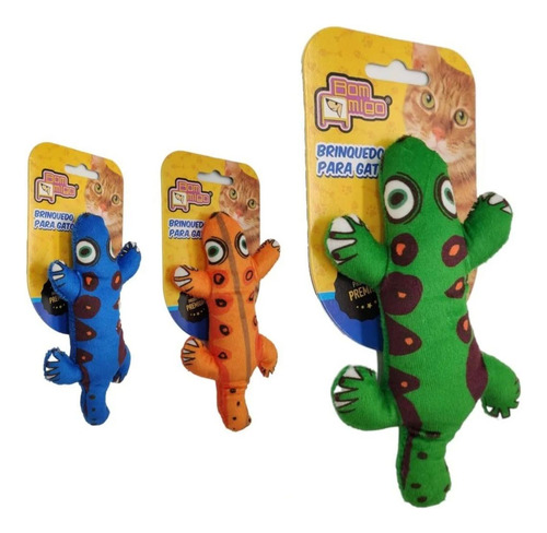 Brinquedo Cat Para Gatos C2093 Cat Crazy Lizard Pet Unidade