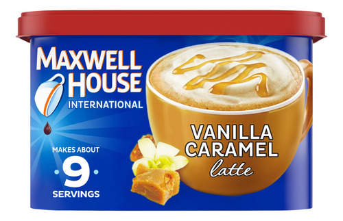 Cafe Maxwell House Vainilla Caramelo Latte 247g Importado