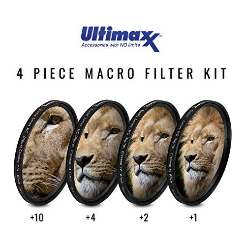 Ultimaxx - Kit Profesional De Filtro Macro De Primer Plano H