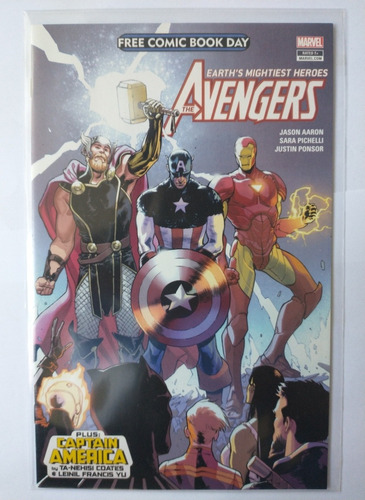 Fcbd Comic Avengers  Y Capitán América Marvel 2018