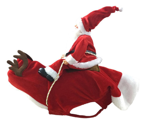 Traje De Reno De Navidad Para Mascotas Abrigo De Perro De