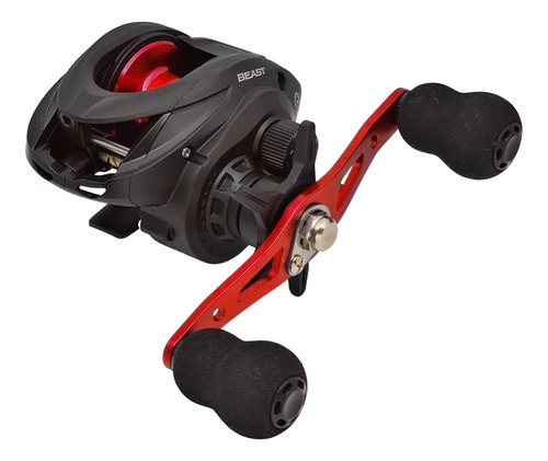Imagen 3 de 6 de Reel Huevito Beast Red Snake 103 Baitcasting 3 Rulemanes