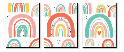 Hello Rainbow  Boho Nursery Wall Art And Kids Room Deco...