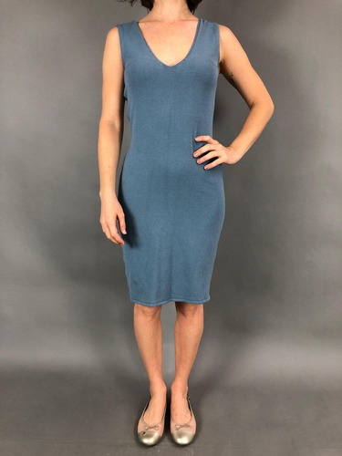 Vestido Mango - Azul