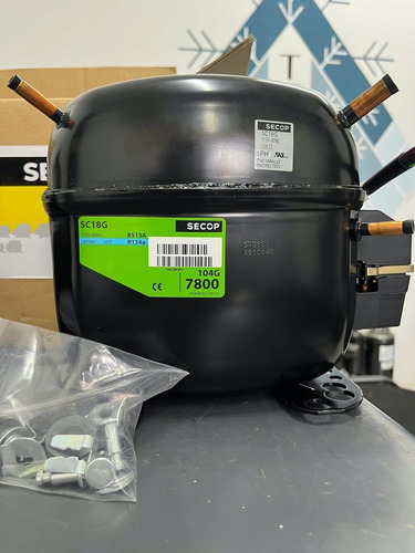 Imagen 2 de 2 de Compresor Secop 3/4 Hp 110v R134 Sc18g Lmhbp