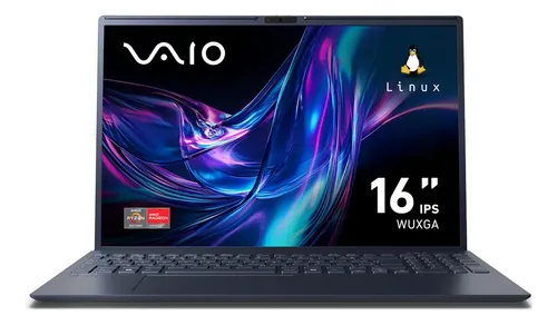 Notebook Vaio Fe16 Amd Ryzen 7 5825u Linux 8gb RAM 512gb Ssd Wi-Fi