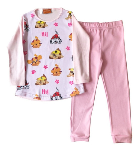 Pijama Manga Larga Paw Patrol Original Mundo Manias