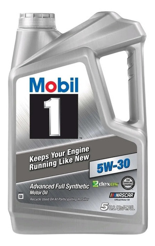 Imagen 2 de 3 de Aceite Mobil 1 5w30 100% Sintetico Garrafa 4.73lt