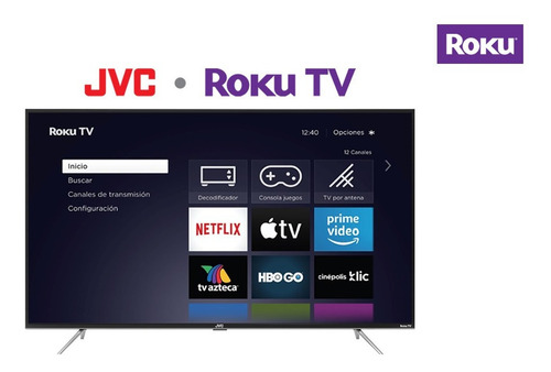 Imagen 2 de 2 de Pantalla Led Smart Tv 32 Pulgadas Jvc Si32r Roku Tv