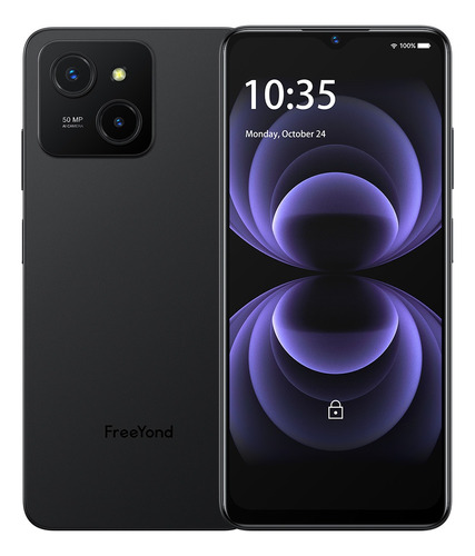 Celulares Freeyond M5a Dual Sim 256 Gb Negro 8 Gb Ram