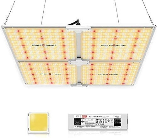 Spider Farmer Sf-4000 Led Luz De Cultivo 5x5 Pies Flor Compa