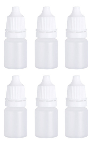 Frascos Goteros Exprimibles De Plástico Vacíos Blancos De 5