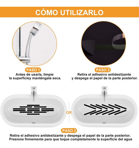 Imagen 5 de 7 de Cinta Antideslizante Tesa Transparente Para Baño