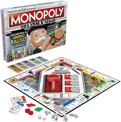 Hasbro Gaming  Monopoly Decodificador Juego De Mesa