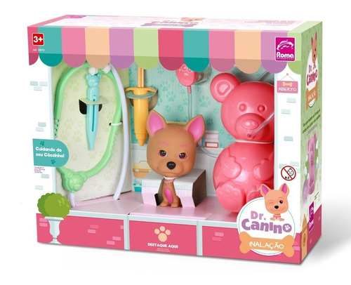Kit Médico Dr. Canino Inalação - Cachorro + Acessórios- Roma