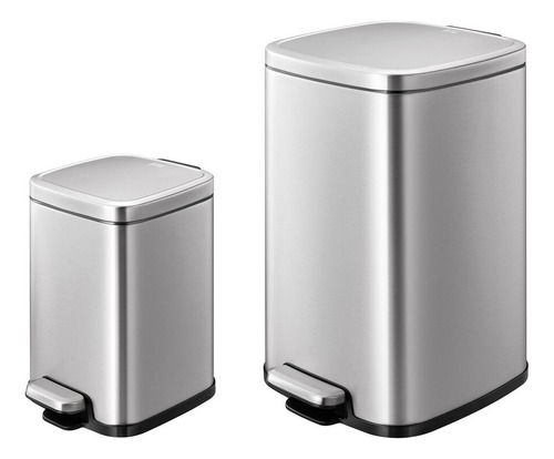 Eko ® Set De 2 Botes De Basura Stella Slim 20 L + 6 L