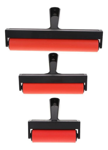 2x Rodillo Brayer De Goma De 4 Para Grabado Al Óleo,