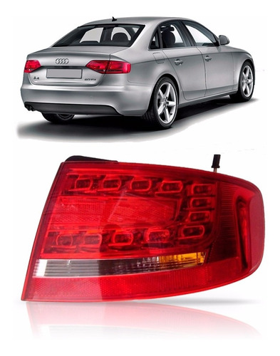 Lanterna Audi A4 A-4 Lado Direita Ano 2009 2010 2011 Led