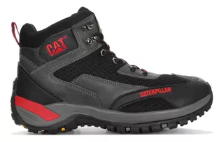 Botas Para Hombre Cat Negro Rojo P725653m4m