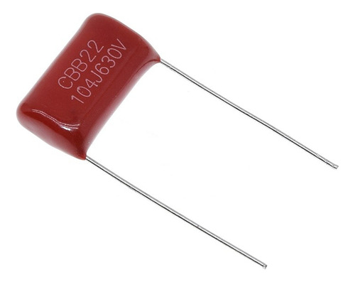 Condensador Capacitor Poliester 630v 104j 0.1uf Pitch 15mm 