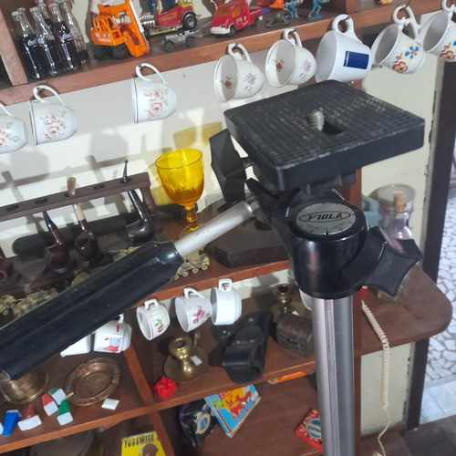 Imagem 5 de 7 de Tripé Antigo Made In Japão. 1.50m Altura Máxima 55 Cm Mínima
