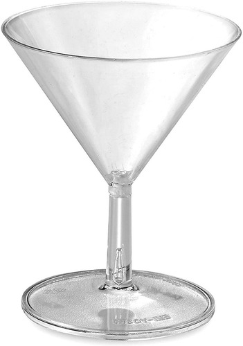 50 Copas De Martini De Plástico