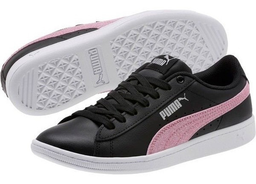 Tenis Puma Vikky Glitz Fs Dama Negro 