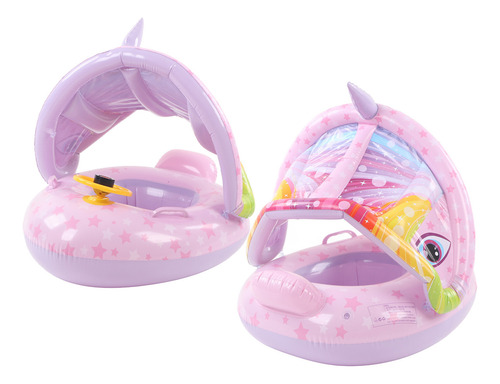 Flotador Inflable Para Piscina Para Bebés, Con Doble Asa, Fo
