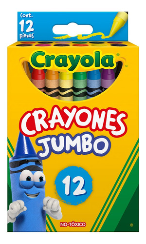 Crayones Jumbo Varios Colores Crayola 12 Pza