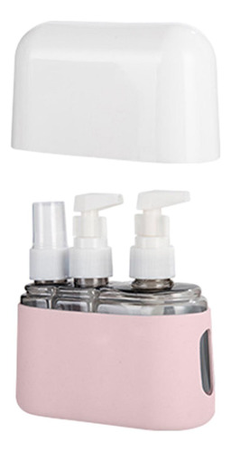 Botellas De Viaje Para Artículos De Tocador 3 Piezas Rosa