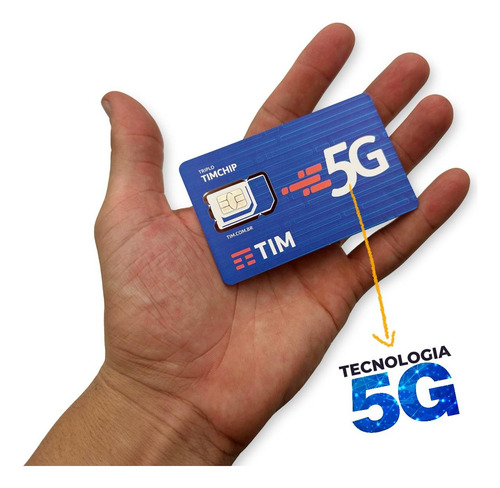 Numero Facil Memorização Ddd 11 Ao 19 - Chip Tim 5g