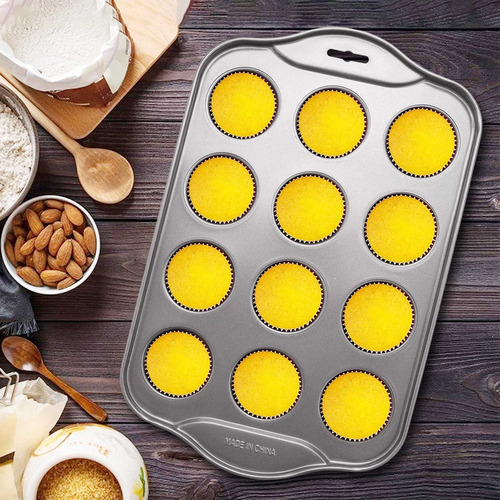 Forma De Cheesecake De 12 Cavidades Com Fundo Removível De 1