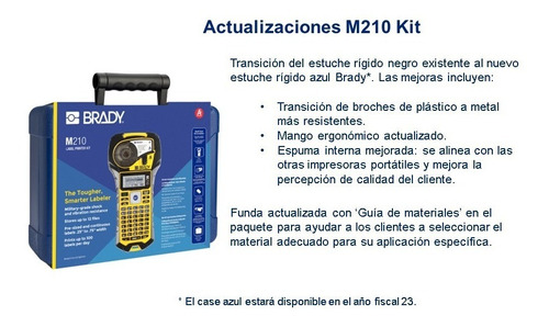 Etiquetadora Brady M210 Incluye Cinta 3/4
