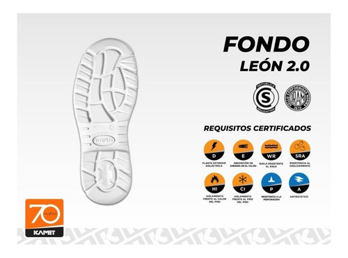 Imagen 6 de 8 de Calzado De Seguridad Kamet Botin Gio P. Acero Envío Gratis