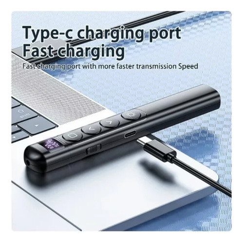 Puntero Láser Power Point Usb Ergonómico Recargable